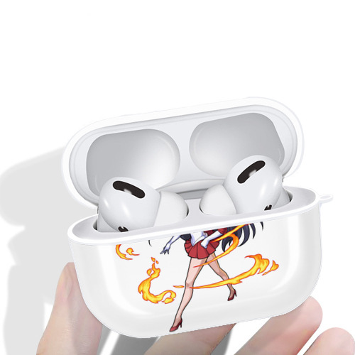 美少女戦士セーラームーン 火野レイ ひの レイ Sailor Moon Hino Rei （セーラーマーズ,Sailor Mars） 【AirPods Pro用】ハードシェル保護ケース 耐衝撃・防指紋・カラビナ付き商品仕様