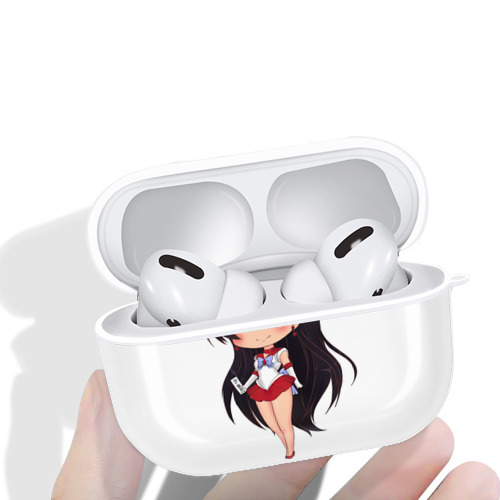 美少女戦士セーラームーン 火野レイ ひの レイ Sailor Moon Hino Rei （セーラーマーズ,Sailor Mars） 【AirPods Pro用】ハードシェル保護ケース 耐衝撃・防指紋・カラビナ付き商品仕様