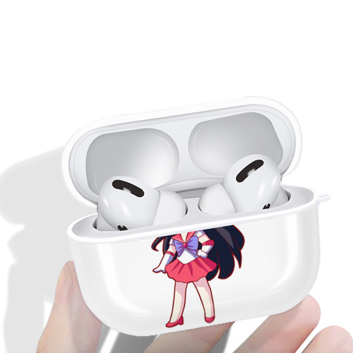 美少女戦士セーラームーン 火野レイ ひの レイ Sailor Moon Hino Rei （セーラーマーズ,Sailor Mars） 【AirPods Pro用】ハードシェル保護ケース 耐衝撃・防指紋・カラビナ付き商品仕様