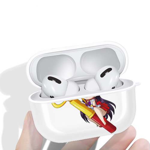 美少女戦士セーラームーン 火野レイ ひの レイ Sailor Moon Hino Rei （セーラーマーズ,Sailor Mars） 【AirPods Pro用】ハードシェル保護ケース 耐衝撃・防指紋・カラビナ付き商品仕様