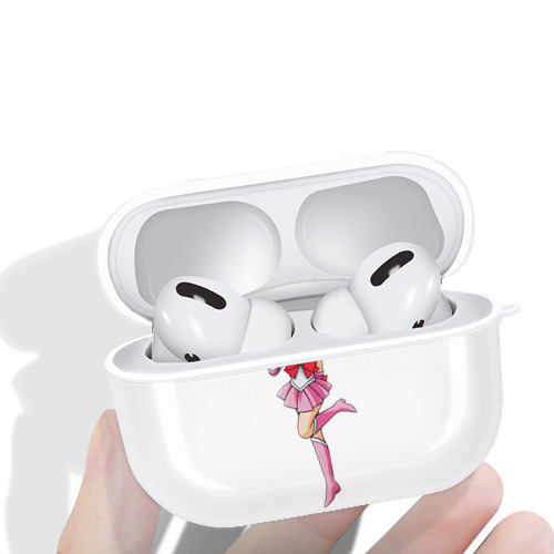 美少女戦士セーラームーン ちびうさ Sailor Moon Chibiusa Tsukino Usagi Small Lady Serenity 【AirPods Pro用】ハードシェル保護ケース 耐衝撃・防指紋・カラビナ付き商品仕様