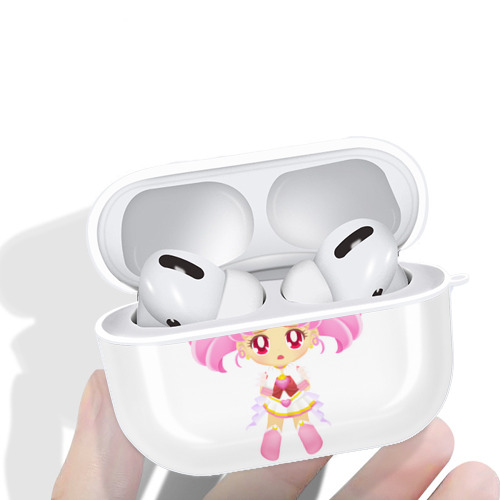 美少女戦士セーラームーン ちびうさ Sailor Moon Chibiusa Tsukino Usagi Small Lady Serenity 【AirPods Pro用】ハードシェル保護ケース 耐衝撃・防指紋・カラビナ付き商品仕様