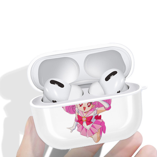 美少女戦士セーラームーン ちびうさ Sailor Moon Chibiusa Tsukino Usagi Small Lady Serenity 【AirPods Pro用】ハードシェル保護ケース 耐衝撃・防指紋・カラビナ付き商品仕様