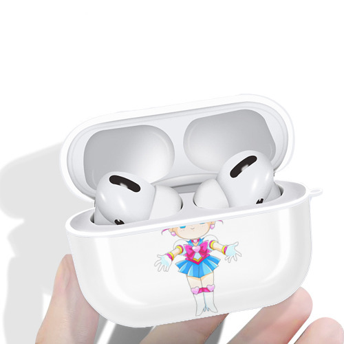 美少女戦士セーラームーン ちびうさ Sailor Moon Chibiusa Tsukino Usagi Small Lady Serenity 【AirPods Pro用】ハードシェル保護ケース 耐衝撃・防指紋・カラビナ付き商品仕様