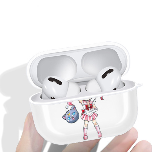 美少女戦士セーラームーン ちびうさ Sailor Moon Chibiusa Tsukino Usagi Small Lady Serenity 【AirPods Pro用】ハードシェル保護ケース 耐衝撃・防指紋・カラビナ付き商品仕様