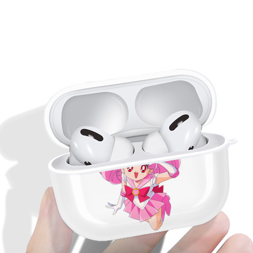 美少女戦士セーラームーン ちびうさ Sailor Moon Chibiusa Tsukino Usagi Small Lady Serenity 【AirPods Pro用】ハードシェル保護ケース 耐衝撃・防指紋・カラビナ付き商品仕様