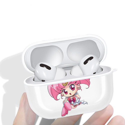 美少女戦士セーラームーン ちびうさ Sailor Moon Chibiusa Tsukino Usagi Small Lady Serenity 【AirPods Pro用】ハードシェル保護ケース 耐衝撃・防指紋・カラビナ付き商品仕様