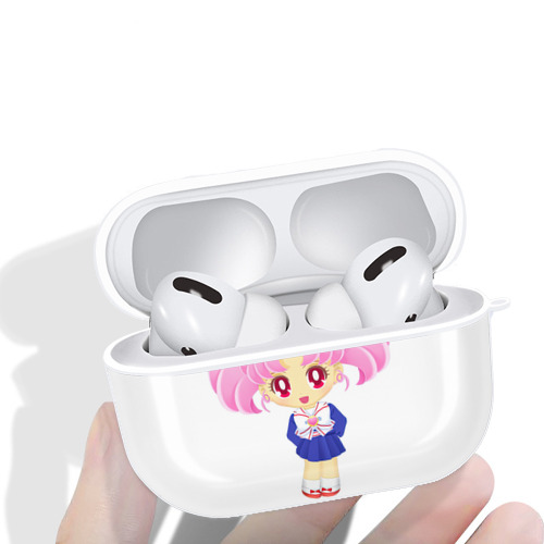 美少女戦士セーラームーン ちびうさ Sailor Moon Chibiusa Tsukino Usagi Small Lady Serenity 【AirPods Pro用】ハードシェル保護ケース 耐衝撃・防指紋・カラビナ付き商品仕様