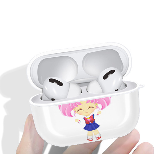 美少女戦士セーラームーン ちびうさ Sailor Moon Chibiusa Tsukino Usagi Small Lady Serenity 【AirPods Pro用】ハードシェル保護ケース 耐衝撃・防指紋・カラビナ付き商品仕様