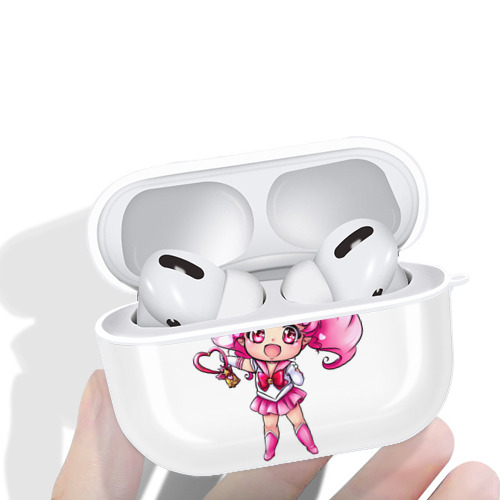 美少女戦士セーラームーン ちびうさ Sailor Moon Chibiusa Tsukino Usagi Small Lady Serenity 【AirPods Pro用】ハードシェル保護ケース 耐衝撃・防指紋・カラビナ付き商品仕様