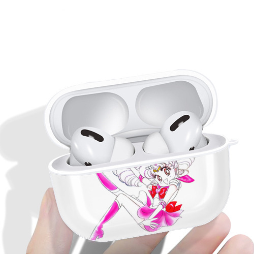 美少女戦士セーラームーン ちびうさ Sailor Moon Chibiusa Tsukino Usagi Small Lady Serenity 【AirPods Pro用】ハードシェル保護ケース 耐衝撃・防指紋・カラビナ付き商品仕様