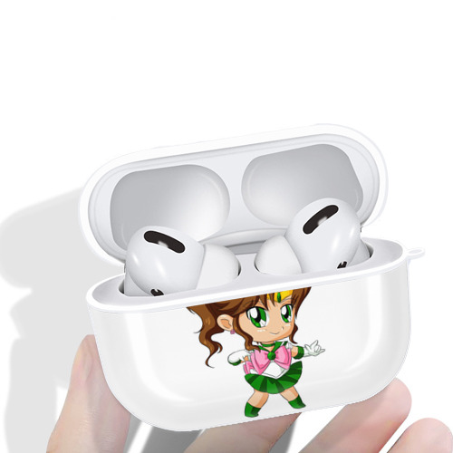 美少女戦士セーラームーン 木野 まこと きの まこと Sailor Moon Kino Makoto （セーラージュピター；Sailor Jupiter） 【AirPods Pro用】ハードシェル保護ケース 耐衝撃・防指紋・カラビナ付き商品仕様