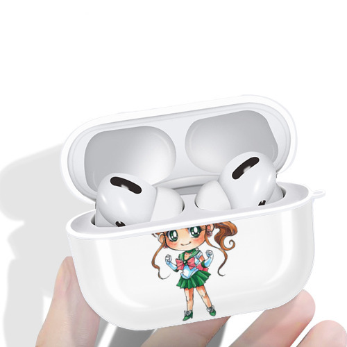美少女戦士セーラームーン 木野 まこと きの まこと Sailor Moon Kino Makoto （セーラージュピター；Sailor Jupiter） 【AirPods Pro用】ハードシェル保護ケース 耐衝撃・防指紋・カラビナ付き商品仕様