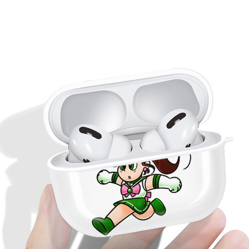 美少女戦士セーラームーン 木野 まこと きの まこと Sailor Moon Kino Makoto （セーラージュピター；Sailor Jupiter） 【AirPods Pro用】ハードシェル保護ケース 耐衝撃・防指紋・カラビナ付き商品仕様