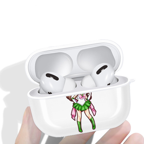 美少女戦士セーラームーン 木野 まこと きの まこと Sailor Moon Kino Makoto （セーラージュピター；Sailor Jupiter） 【AirPods Pro用】ハードシェル保護ケース 耐衝撃・防指紋・カラビナ付き商品仕様