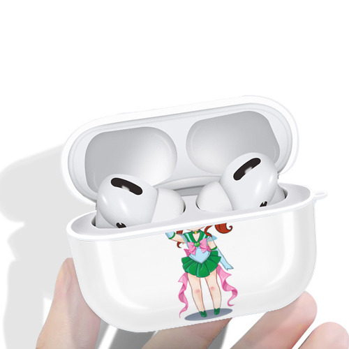 美少女戦士セーラームーン 木野 まこと きの まこと Sailor Moon Kino Makoto （セーラージュピター；Sailor Jupiter） 【AirPods Pro用】ハードシェル保護ケース 耐衝撃・防指紋・カラビナ付き商品仕様