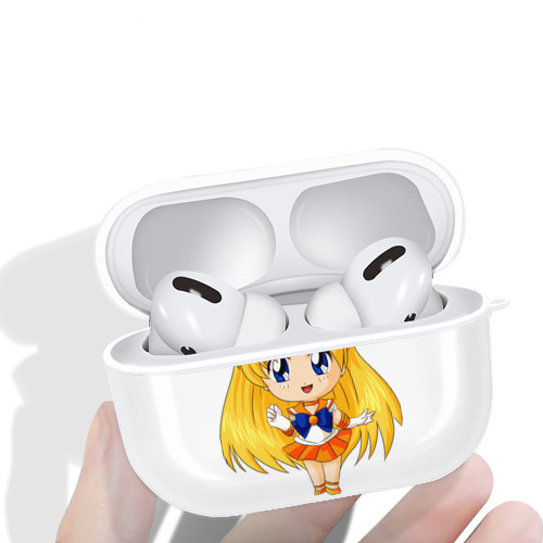 美少女戦士セーラームーン 愛野 美奈子 あいの みなこ Sailor Moon Aino Minako 【AirPods Pro用】ハードシェル保護ケース 耐衝撃・防指紋・カラビナ付き商品仕様