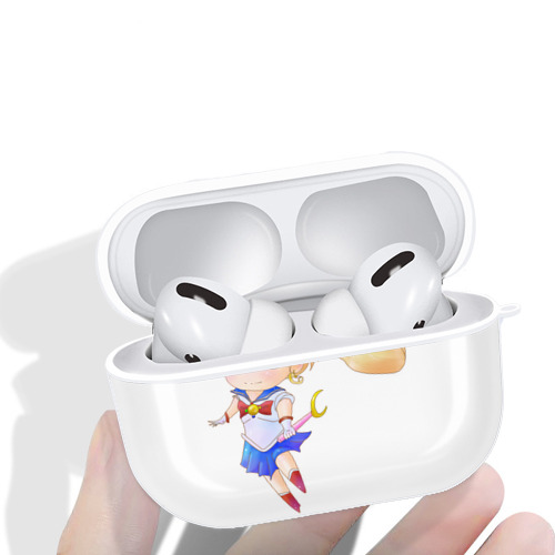 美少女戦士セーラームーン 愛野 美奈子 あいの みなこ Sailor Moon Aino Minako 【AirPods Pro用】ハードシェル保護ケース 耐衝撃・防指紋・カラビナ付き商品仕様