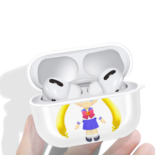 美少女戦士セーラームーン 愛野 美奈子 あいの みなこ Sailor Moon Aino Minako 【AirPods Pro用】ハードシェル保護ケース 耐衝撃・防指紋・カラビナ付き商品仕様