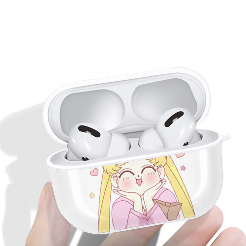 美少女戦士セーラームーン 愛野 美奈子 あいの みなこ Sailor Moon Aino Minako 【AirPods Pro用】ハードシェル保護ケース 耐衝撃・防指紋・カラビナ付き商品仕様