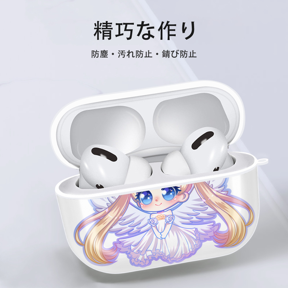 美少女戦士セーラームーン 愛野 美奈子 あいの みなこ Sailor Moon Aino Minako 【AirPods Pro用】ハードシェル保護ケース 耐衝撃・防指紋・カラビナ付き商品仕様