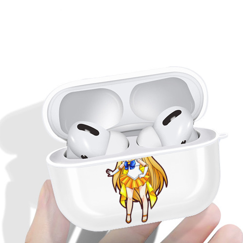 美少女戦士セーラームーン 愛野 美奈子 あいの みなこ Sailor Moon Aino Minako 【AirPods Pro用】ハードシェル保護ケース 耐衝撃・防指紋・カラビナ付き商品仕様