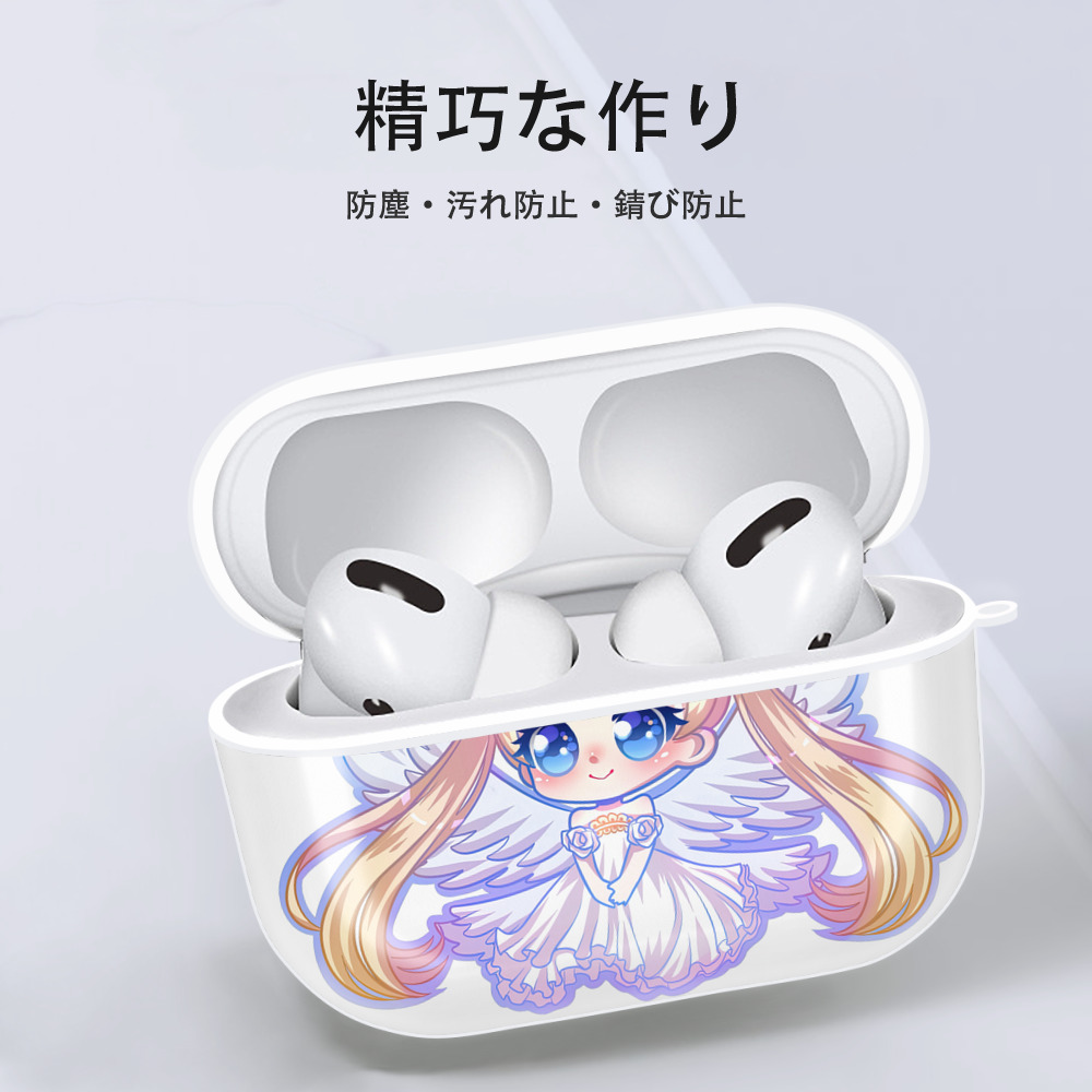 美少女戦士セーラームーン 愛野 美奈子 あいの みなこ Sailor Moon Aino Minako 【AirPods Pro用】ハードシェル保護ケース 耐衝撃・防指紋・カラビナ付き商品仕様