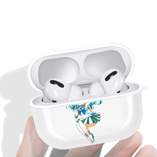 美少女戦士セーラームーン 海王 みちる（かいおう みちる） Sailor Moon Kaiou Michiru 【AirPods Pro用】ハードシェル保護ケース 耐衝撃・防指紋・カラビナ付き商品仕様