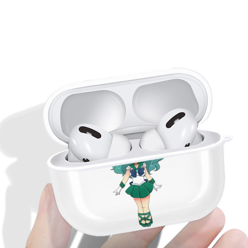 美少女戦士セーラームーン 海王 みちる（かいおう みちる） Sailor Moon Kaiou Michiru 【AirPods Pro用】ハードシェル保護ケース 耐衝撃・防指紋・カラビナ付き商品仕様