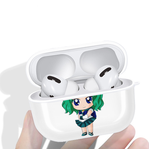 美少女戦士セーラームーン 海王 みちる（かいおう みちる） Sailor Moon Kaiou Michiru 【AirPods Pro用】ハードシェル保護ケース 耐衝撃・防指紋・カラビナ付き商品仕様