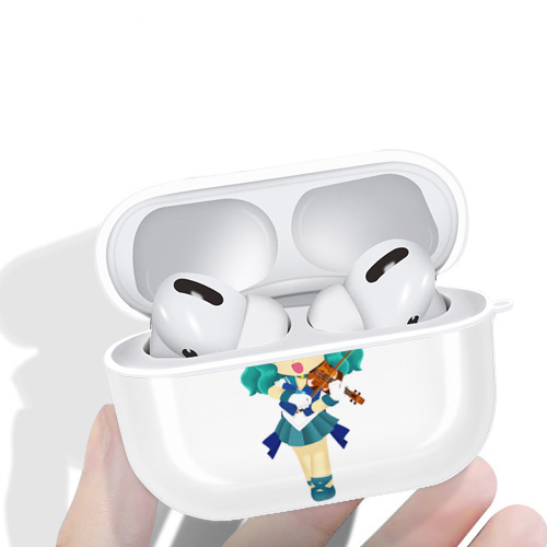 美少女戦士セーラームーン 海王 みちる（かいおう みちる） Sailor Moon Kaiou Michiru 【AirPods Pro用】ハードシェル保護ケース 耐衝撃・防指紋・カラビナ付き商品仕様