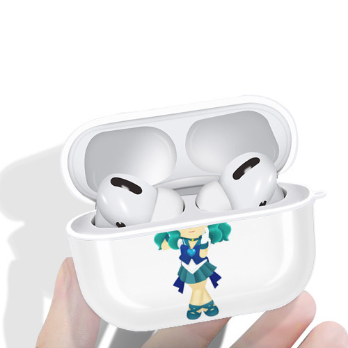 美少女戦士セーラームーン 海王 みちる（かいおう みちる） Sailor Moon Kaiou Michiru 【AirPods Pro用】ハードシェル保護ケース 耐衝撃・防指紋・カラビナ付き商品仕様