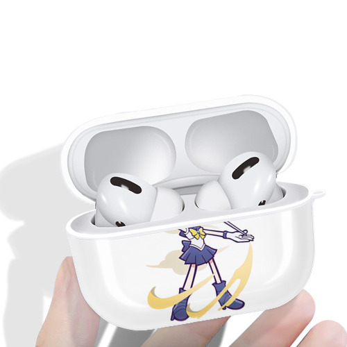 美少女戦士セーラームーン 天王はるか Sailor Moon Tenoh Haruka 【AirPods Pro用】ハードシェル保護ケース 耐衝撃・防指紋・カラビナ付き商品仕様