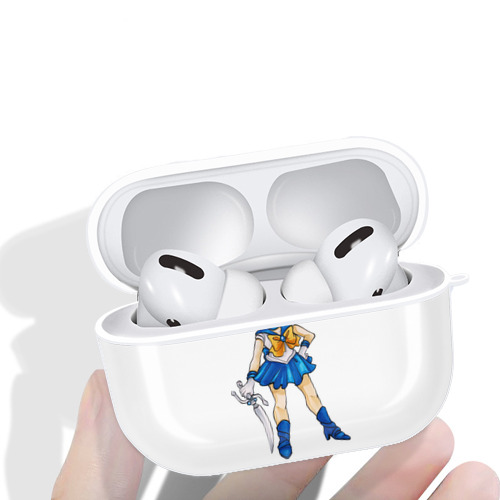 美少女戦士セーラームーン 天王はるか Sailor Moon Tenoh Haruka 【AirPods Pro用】ハードシェル保護ケース 耐衝撃・防指紋・カラビナ付き商品仕様