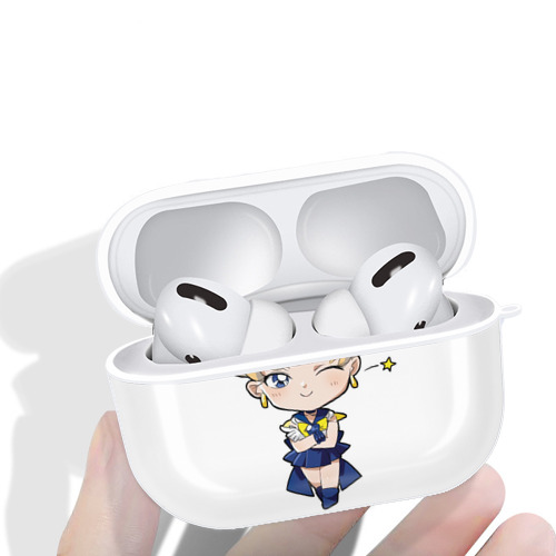 美少女戦士セーラームーン 天王はるか Sailor Moon Tenoh Haruka 【AirPods Pro用】ハードシェル保護ケース 耐衝撃・防指紋・カラビナ付き商品仕様