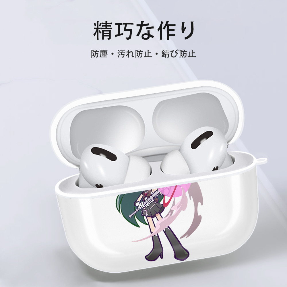 美少女戦士セーラームーン 冥王せつな Sailor Moon Meiou Setsuna 【AirPods Pro用】ハードシェル保護ケース 耐衝撃・防指紋・カラビナ付き商品仕様