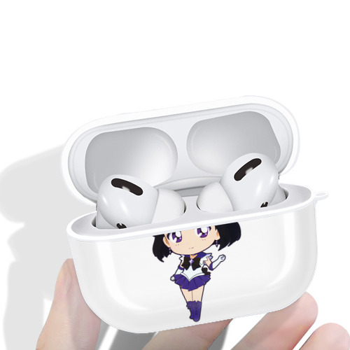 美少女戦士セーラームーン 土萠ほたる Sailor Moon Tomoe Hotaru （セーラーサターン；Sailor Saturn） 【AirPods Pro用】ハードシェル保護ケース 耐衝撃・防指紋・カラビナ付き商品仕様