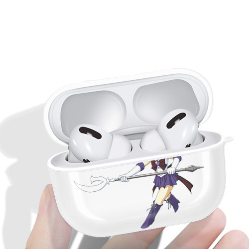 美少女戦士セーラームーン 土萠ほたる Sailor Moon Tomoe Hotaru （セーラーサターン；Sailor Saturn） 【AirPods Pro用】ハードシェル保護ケース 耐衝撃・防指紋・カラビナ付き商品仕様