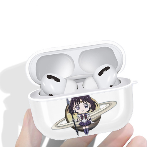 美少女戦士セーラームーン 土萠ほたる Sailor Moon Tomoe Hotaru （セーラーサターン；Sailor Saturn） 【AirPods Pro用】ハードシェル保護ケース 耐衝撃・防指紋・カラビナ付き商品仕様