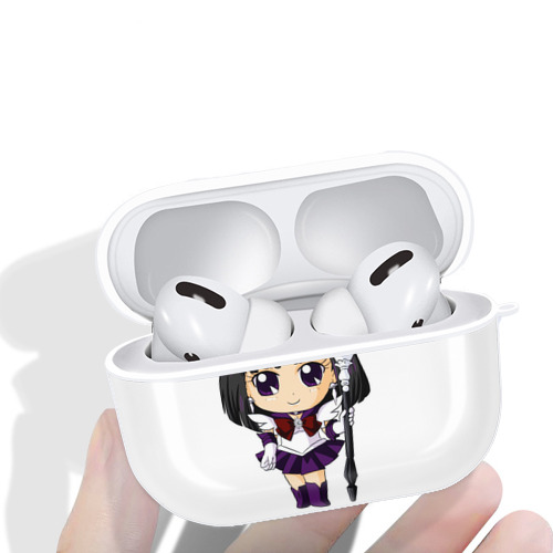 美少女戦士セーラームーン 土萠ほたる Sailor Moon Tomoe Hotaru （セーラーサターン；Sailor Saturn） 【AirPods Pro用】ハードシェル保護ケース 耐衝撃・防指紋・カラビナ付き商品仕様