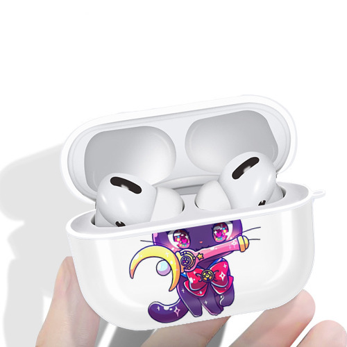 美少女戦士セーラームーン Sailor Moon 【AirPods Pro用】ハードシェル保護ケース 耐衝撃・防指紋・カラビナ付き商品仕様