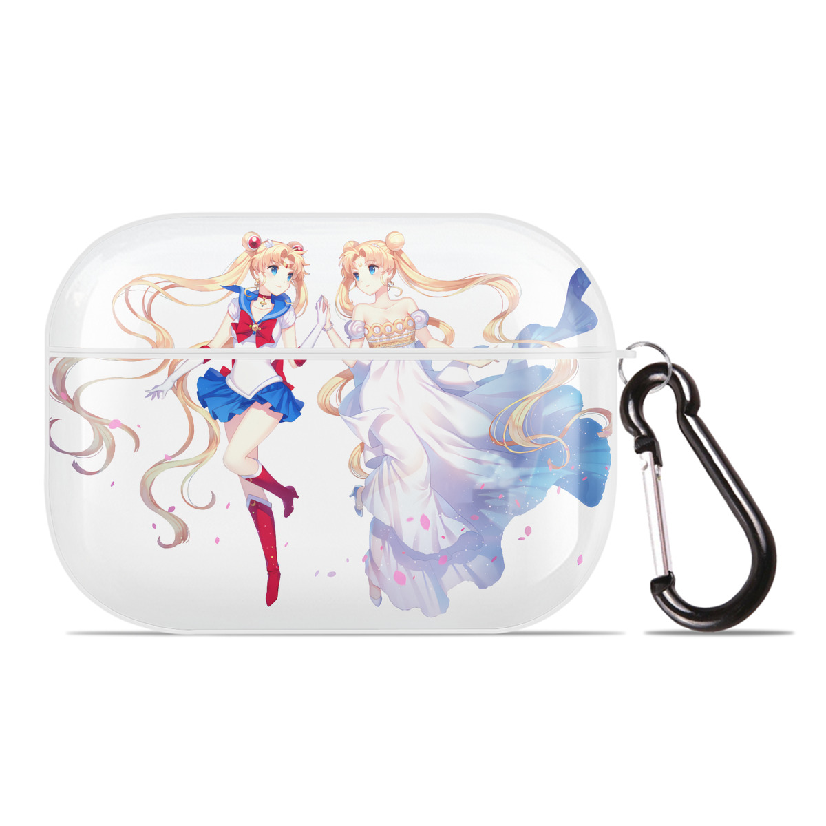 （画像用） 美少女戦士セーラームーン 月野 うさぎ つきの うさぎ Sailor Moon Tsukino Usagi 【AirPods Pro用】ハードシェル保護ケース 耐衝撃・防指紋・カラビナ付き商品仕様