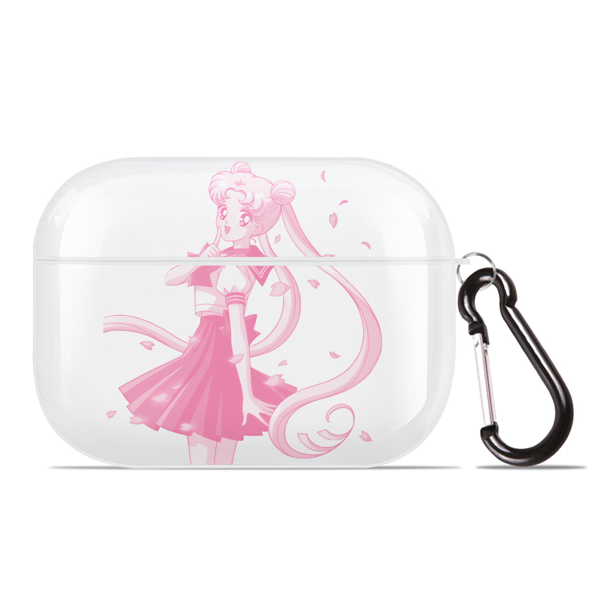（画像用） 美少女戦士セーラームーン 愛野 美奈子 あいの みなこ Sailor Moon Aino Minako 【AirPods Pro用】ハードシェル保護ケース 耐衝撃・防指紋・カラビナ付き商品仕様