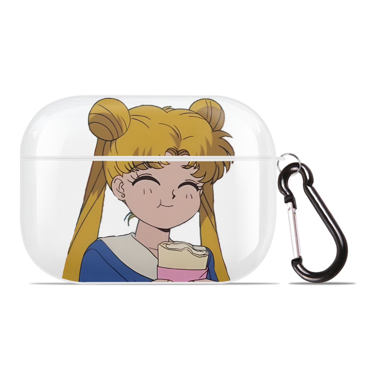 （画像用） 美少女戦士セーラームーン 愛野 美奈子 あいの みなこ Sailor Moon Aino Minako 【AirPods Pro用】ハードシェル保護ケース 耐衝撃・防指紋・カラビナ付き商品仕様