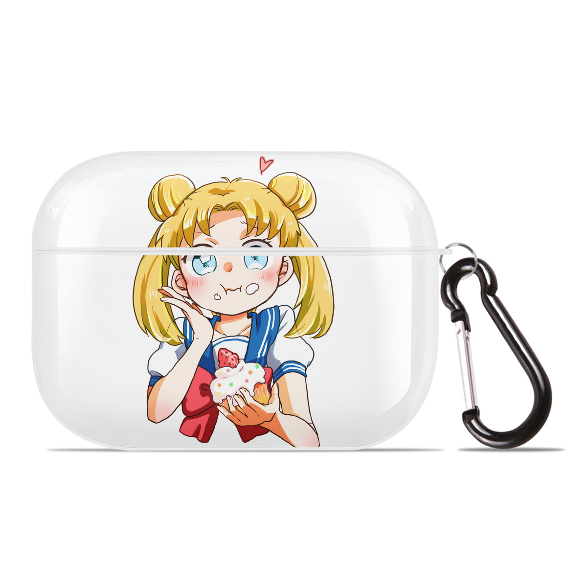 （画像用） 美少女戦士セーラームーン 愛野 美奈子 あいの みなこ Sailor Moon Aino Minako 【AirPods Pro用】ハードシェル保護ケース 耐衝撃・防指紋・カラビナ付き商品仕様