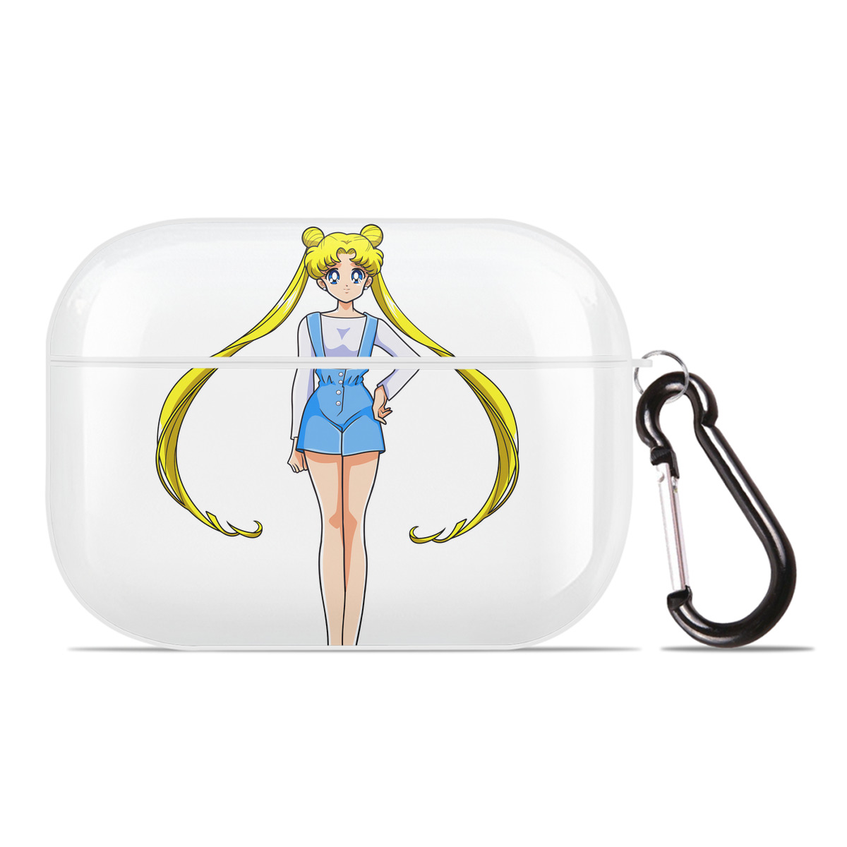 （画像用） 美少女戦士セーラームーン 愛野 美奈子 あいの みなこ Sailor Moon Aino Minako 【AirPods Pro用】ハードシェル保護ケース 耐衝撃・防指紋・カラビナ付き商品仕様
