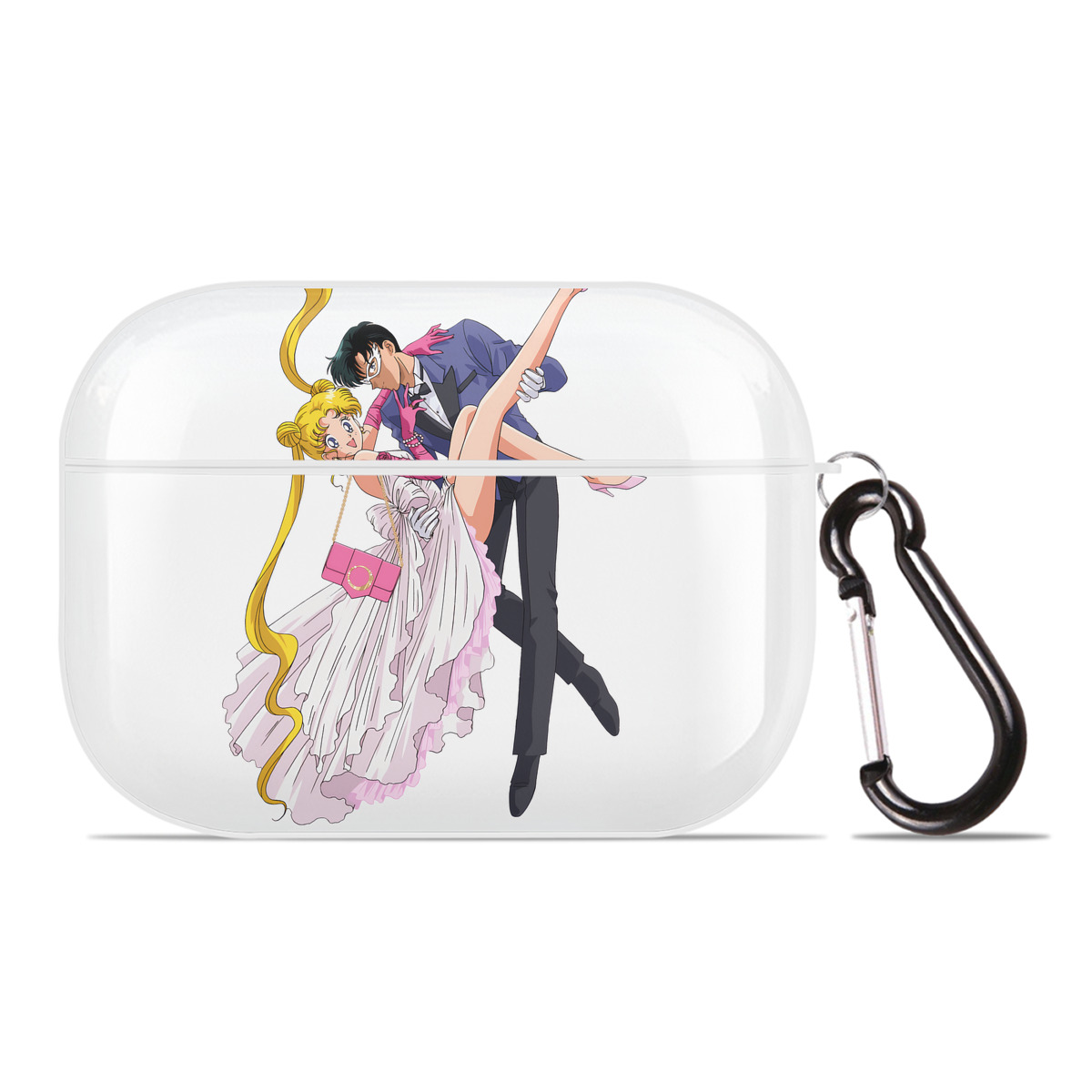 （画像用） 美少女戦士セーラームーン 愛野 美奈子 あいの みなこ Sailor Moon Aino Minako 【AirPods Pro用】ハードシェル保護ケース 耐衝撃・防指紋・カラビナ付き商品仕様
