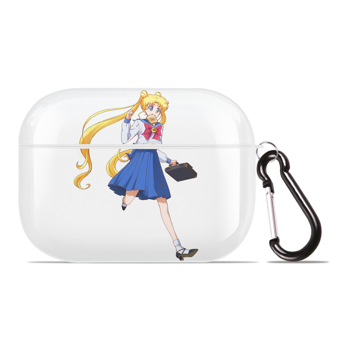 （画像用） 美少女戦士セーラームーン 愛野 美奈子 あいの みなこ Sailor Moon Aino Minako 【AirPods Pro用】ハードシェル保護ケース 耐衝撃・防指紋・カラビナ付き商品仕様