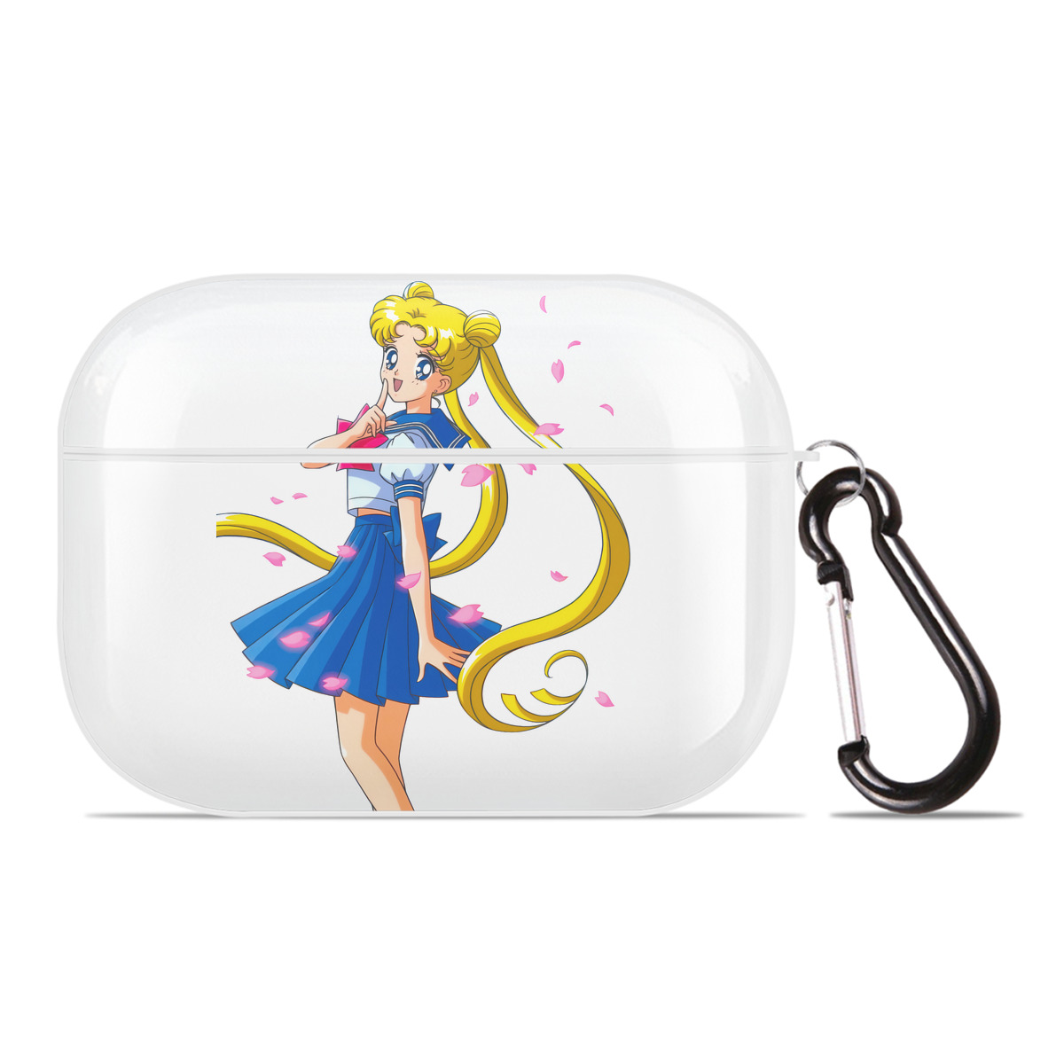 （画像用） 美少女戦士セーラームーン 愛野 美奈子 あいの みなこ Sailor Moon Aino Minako 【AirPods Pro用】ハードシェル保護ケース 耐衝撃・防指紋・カラビナ付き商品仕様
