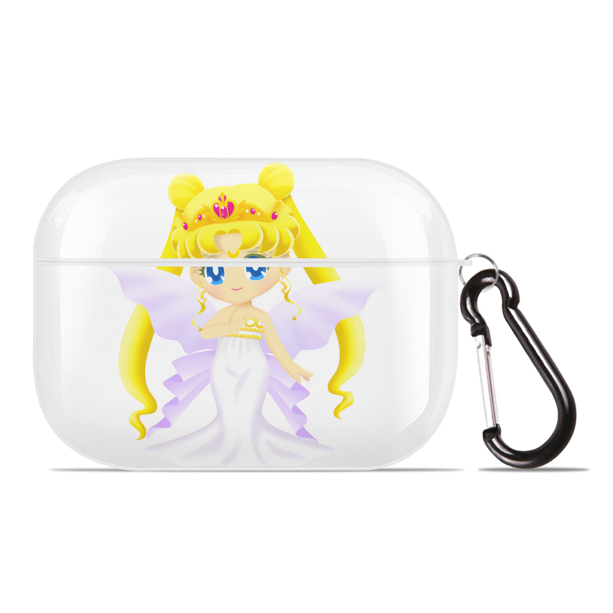 （画像用） 美少女戦士セーラームーン 愛野 美奈子 あいの みなこ Sailor Moon Aino Minako 【AirPods Pro用】ハードシェル保護ケース 耐衝撃・防指紋・カラビナ付き商品仕様
